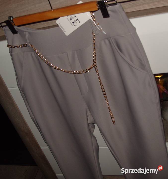 masełkowe DZwony z paskiem r L XL XXL Nowa Ewa Bez wzoru wielkopolskie Rawicz