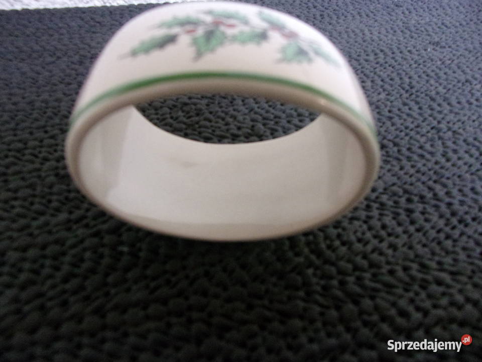 Obraczka do serwetek kilekcionerska z porcelana mazowieckie Warszawa sprzedam