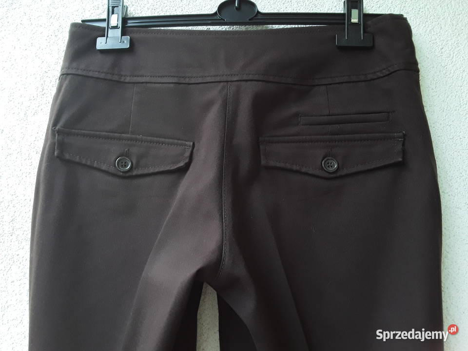 Eleganckie spodnie czekoladowe rL HM H&M Spodnie Warszawa sprzedam