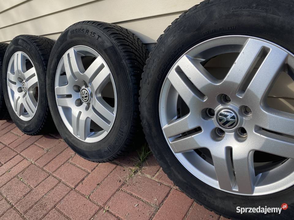 Felgi aluminiowe 15 VW Skoda sprzedam zamienię Samochodowe wielkopolskie Ostrzeszów