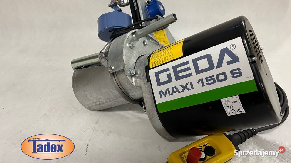 Wciągarka Geda Maxi 120S150S Produkcja