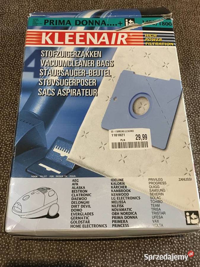 Worek do odkurzacza Kleenair XX1 Daewoo LG Części i Akcesoria