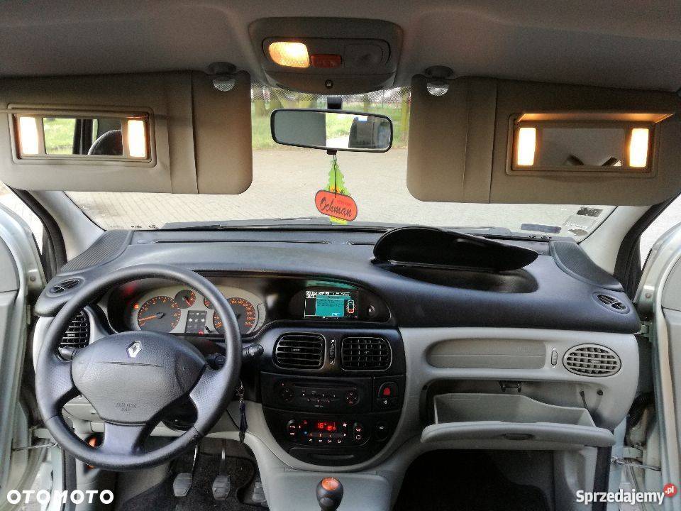 Renault scenic 2002 skóra climatronic NAVI autoalarm Pleszew
