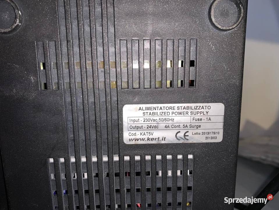 Zasilacz Stabilizowany Kert KAT5V 230vac 24vdc Warszawa