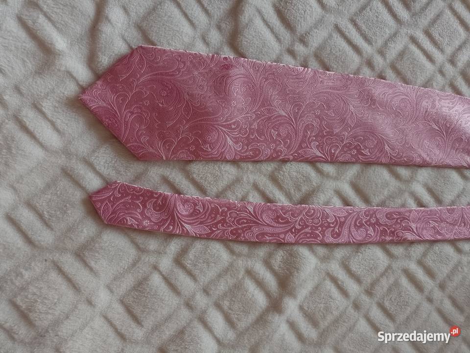 Landisun of HimalayaRóżowy krawat jedwabny ze Kraków sprzedam