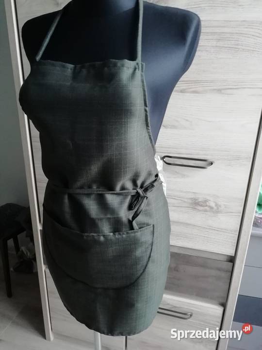 Fartuch kuchenny gastronomiczny Granatowy Wzory Koło