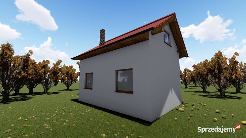 Projekt domu ZG34 na zgłoszenie bez pozwolenia Sosnowiec