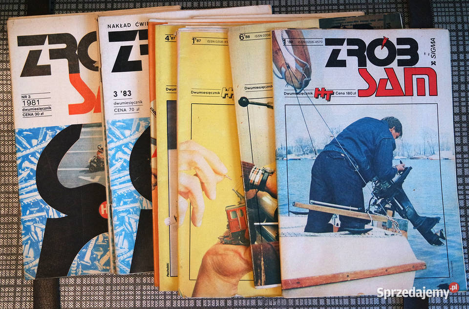 Zestaw czasopism technicznych archiwum kolekcja Boguszyce