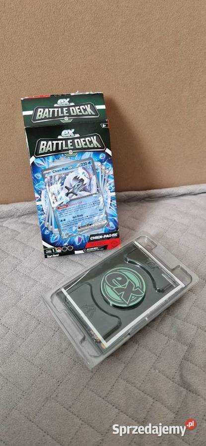 pokemon battle deck EX chien pao ex karty do gry 8 lat+ małopolskie Kraków