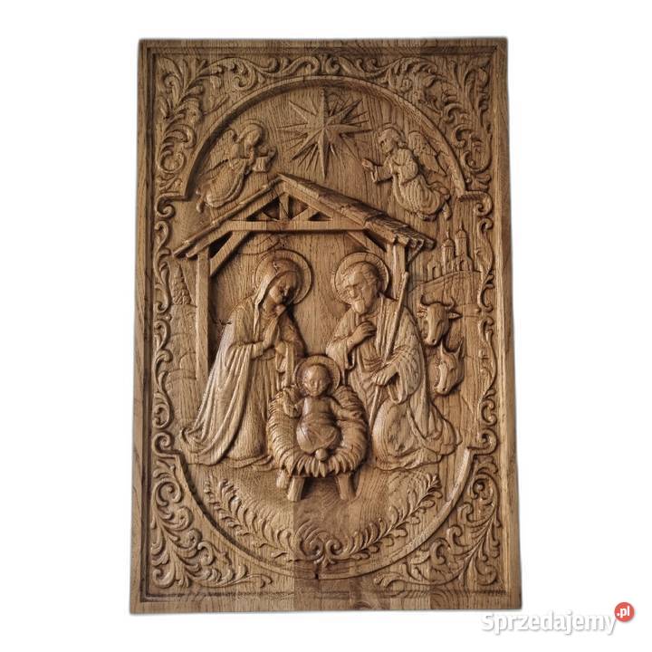 Drewniana Szopka Bożonarodzeniowa wyjątkowy zachodniopomorskie