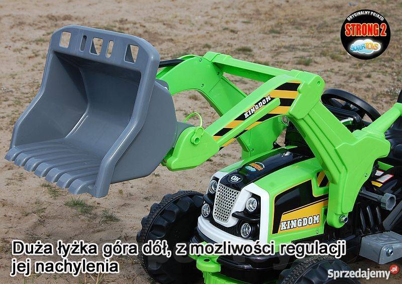 MOCNY TRAKTOR Z ŁYŻKĄ KINGDOM 12V DWIE Toruń
