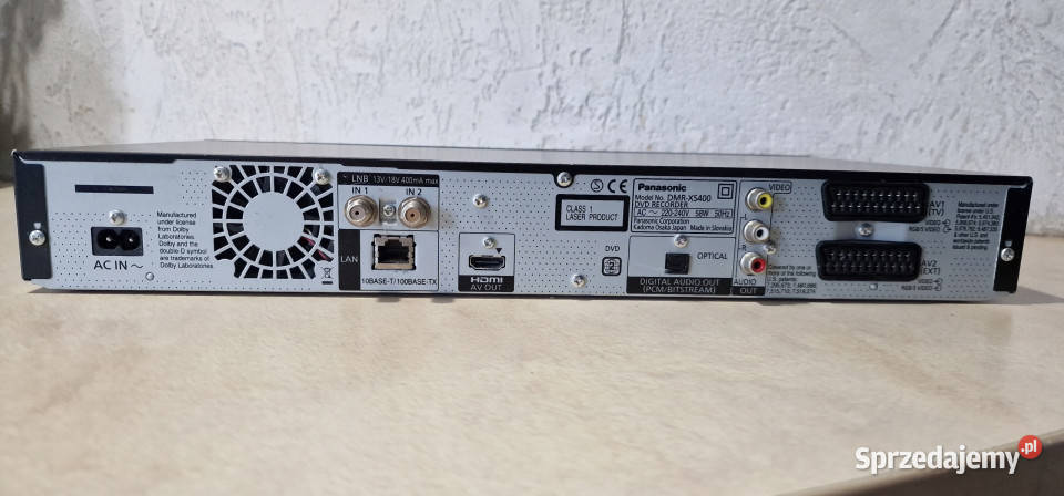 Odtwarzacz DVD Panasonic DMRXS400 DMR XS 400 CD Międzychód