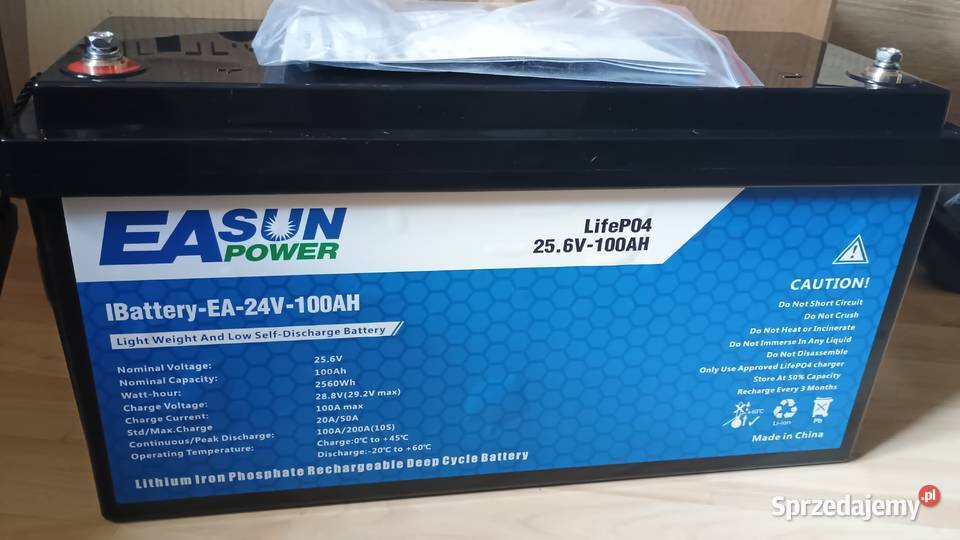 LiFePO4 Nowy Okazja 256V 100Ah