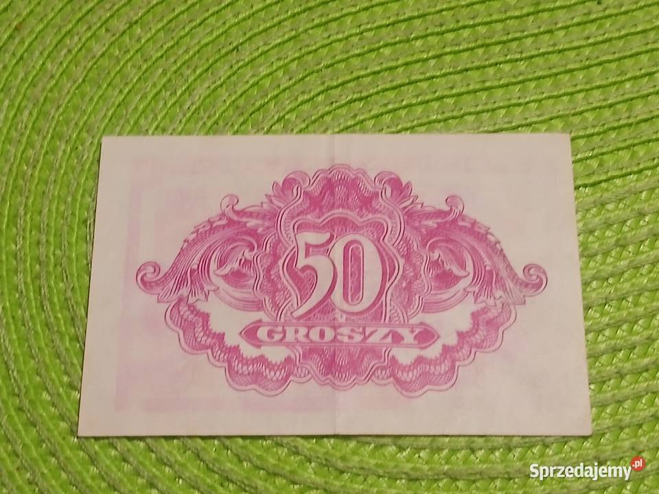 banknot polski 50 groszy z 1944r podlaskie