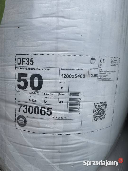 Wełna mineralna mata Climowool DF035 lambda 0035