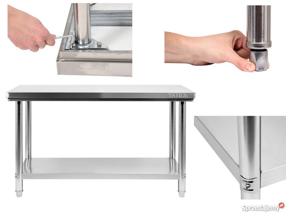 stół gastronomiczny blat roboczy z półką inox Częstochowa sprzedam