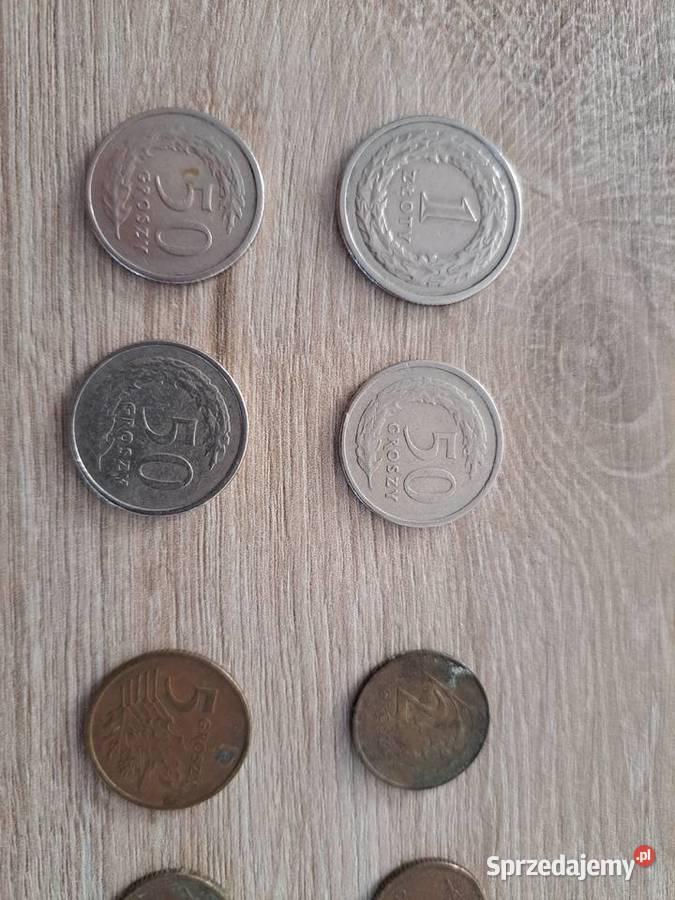 Stare monety obiegowe 1 1991 50gr 1990 5gr 1990 Radom