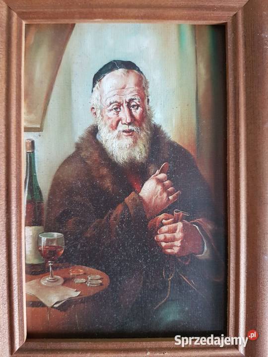 Obrazek Żyd liczący pieniądze Dąbrowa Górnicza
