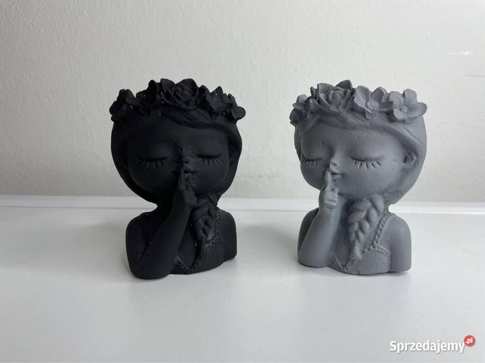 Doniczka betonowa zestaw Tłuszcz