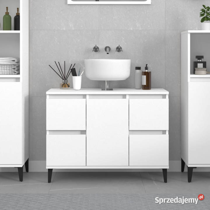 Szafka pod umywalkę biała 80x33x60 WM821276 mazowieckie sprzedam
