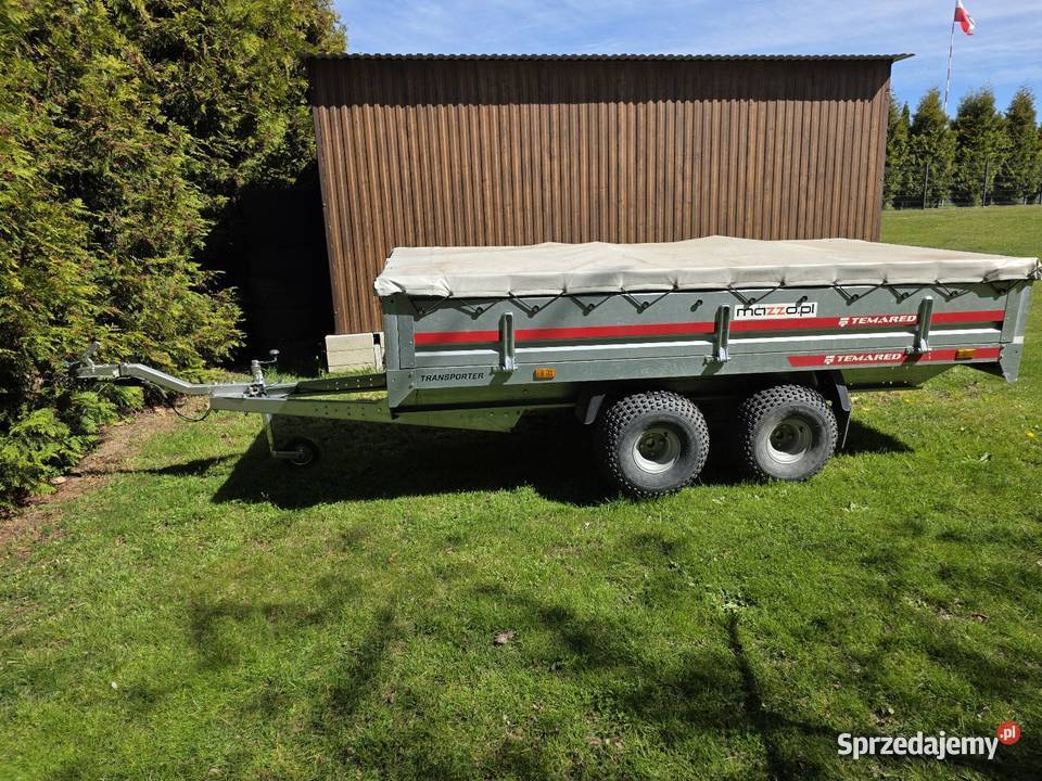 Przyczepa temared transporter platforma 2 lubuskie Trzebiel