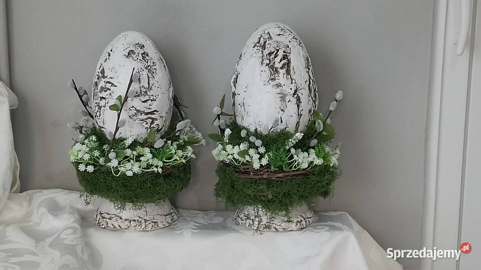 Jaja wielkanocne na mchu Częstochowa