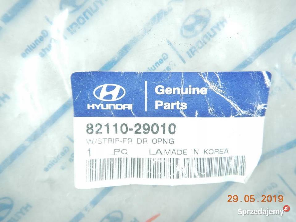 USZCZELKA DRZWI LEWA PRZÓD HYUNDAI ELANTRA 9600 osobowe lubelskie sprzedam