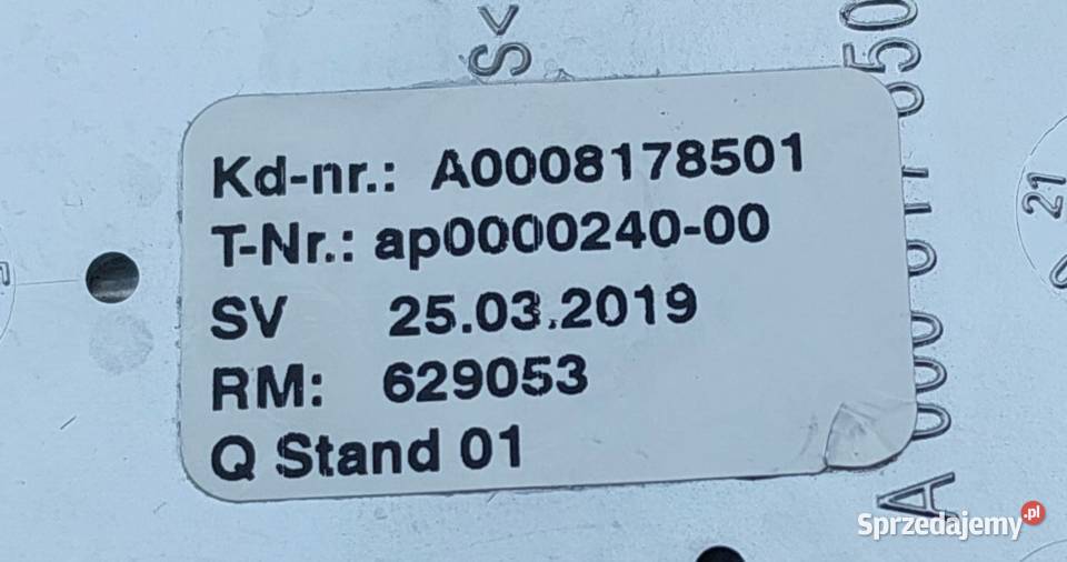 EMBLEMAT ZNACZEK LOGO MERCEDES A0008178501 Mielęcin