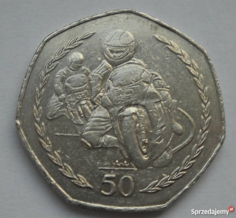 ISLE OF MAN50 PENCE1997 r WYŚĆIGI