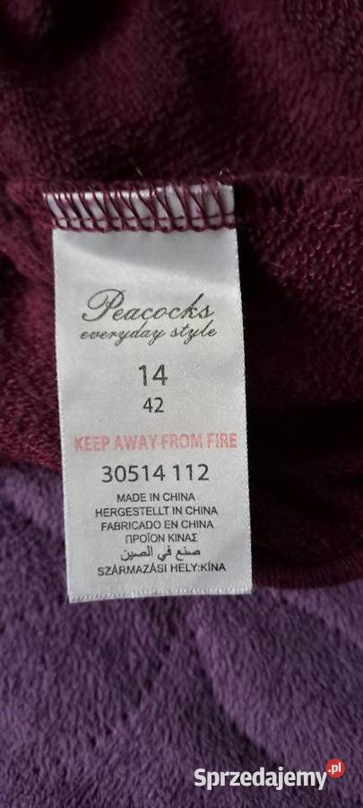 175 bluza bordowa dolnośląskie Wrocław