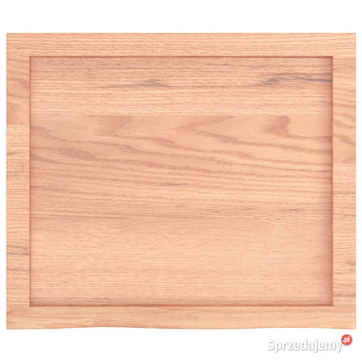 Blat do stołu jasnobrązowy 60x50x24 lite drewno Warszawa