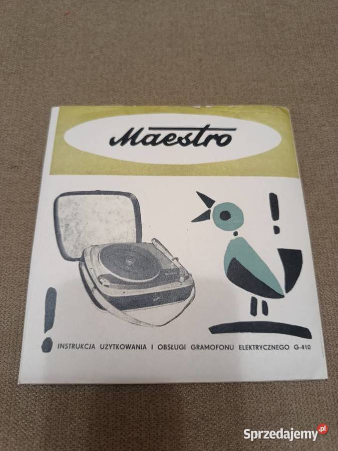 Gramofon maestro fonika sprawny bez wzmacniacza Jaktorów
