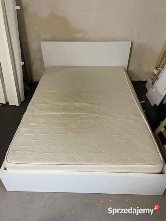 Biała rama łóżka na sprzedaż 140 x 200 Wrocław