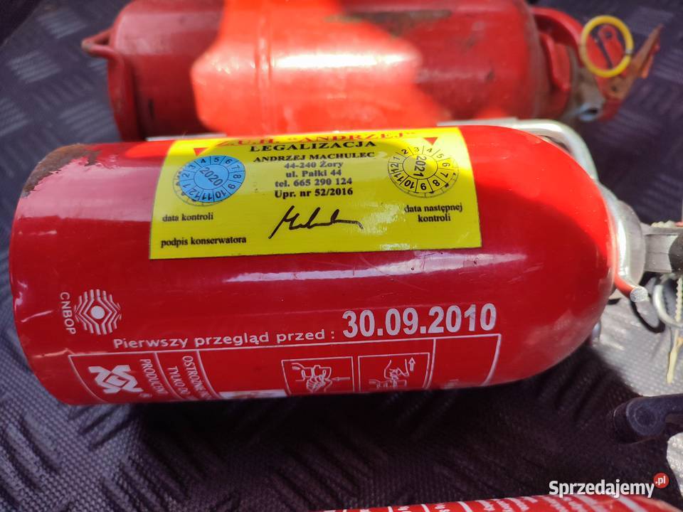 Gaśnica samochodowa BC proszkowa 1 7 sztuk Czernica