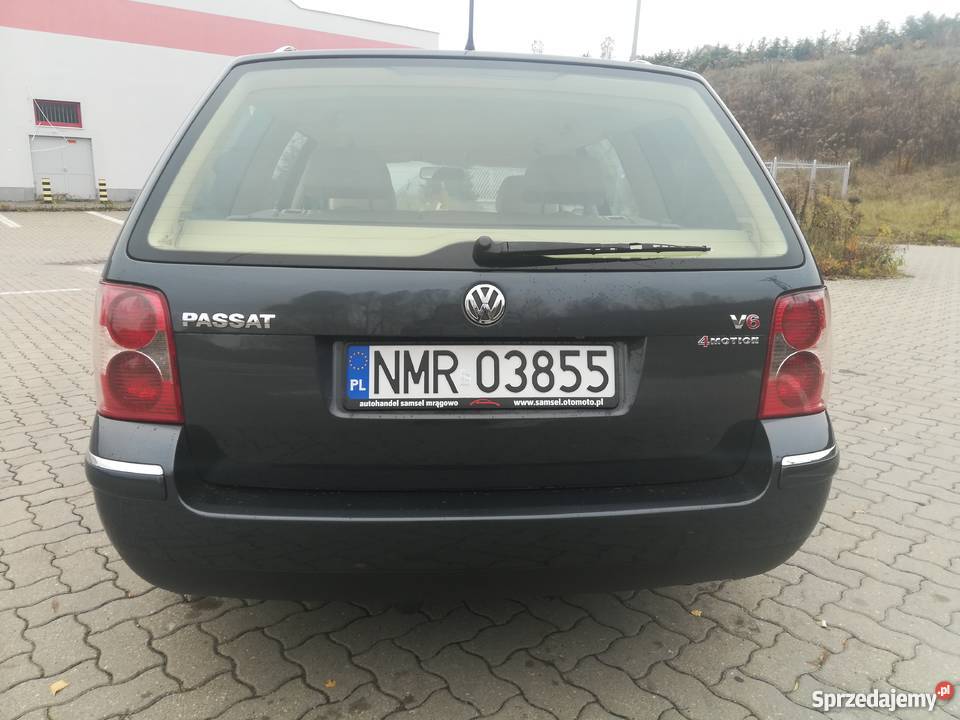 VW Passat b5 fl highline 28 V6 4 motion skórzana tapicerka Passat Mrągowo