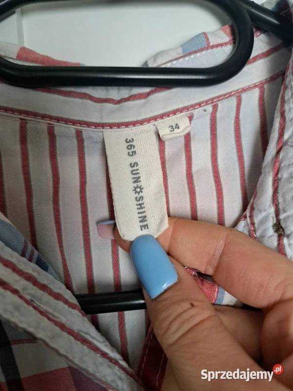 Koszulka w kratę 365 Sunshine 34 100 bawełna sprzedam