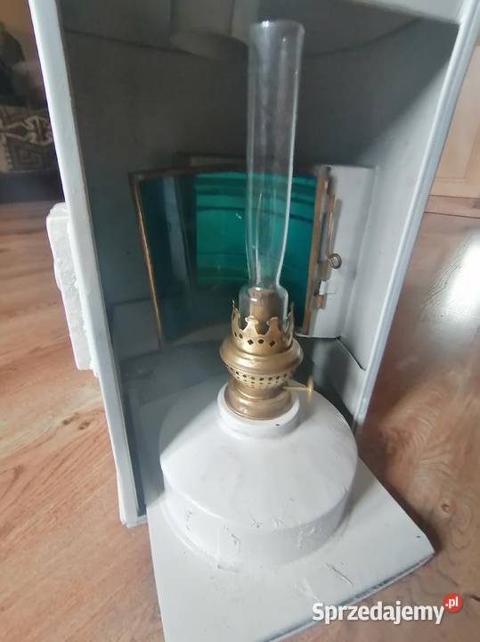 Duża Lampa okrętowa na naftę Atrt Deco z łat 50 małopolskie Kraków sprzedam
