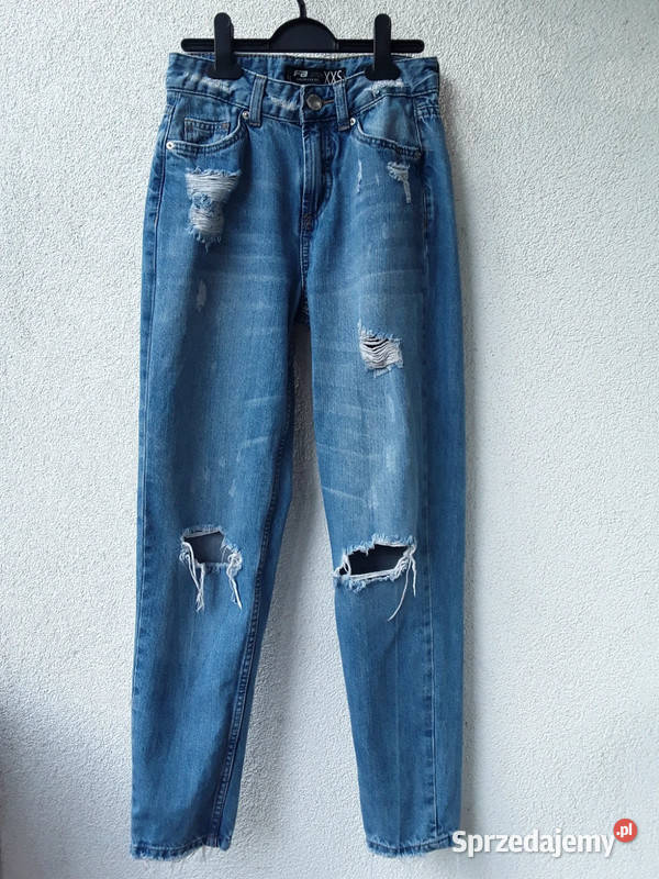 Spodnie jeans rXXS z dziurami Yorker niebieski Warszawa