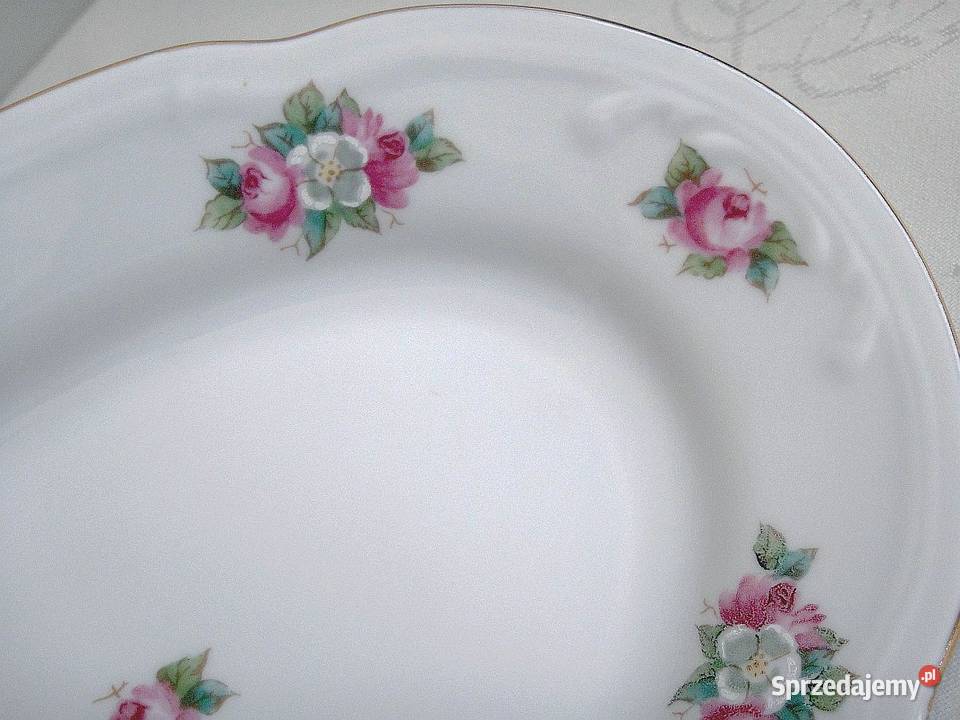 Półmisek porcelatowy owalny Włocławek długość Porcelana i szkło