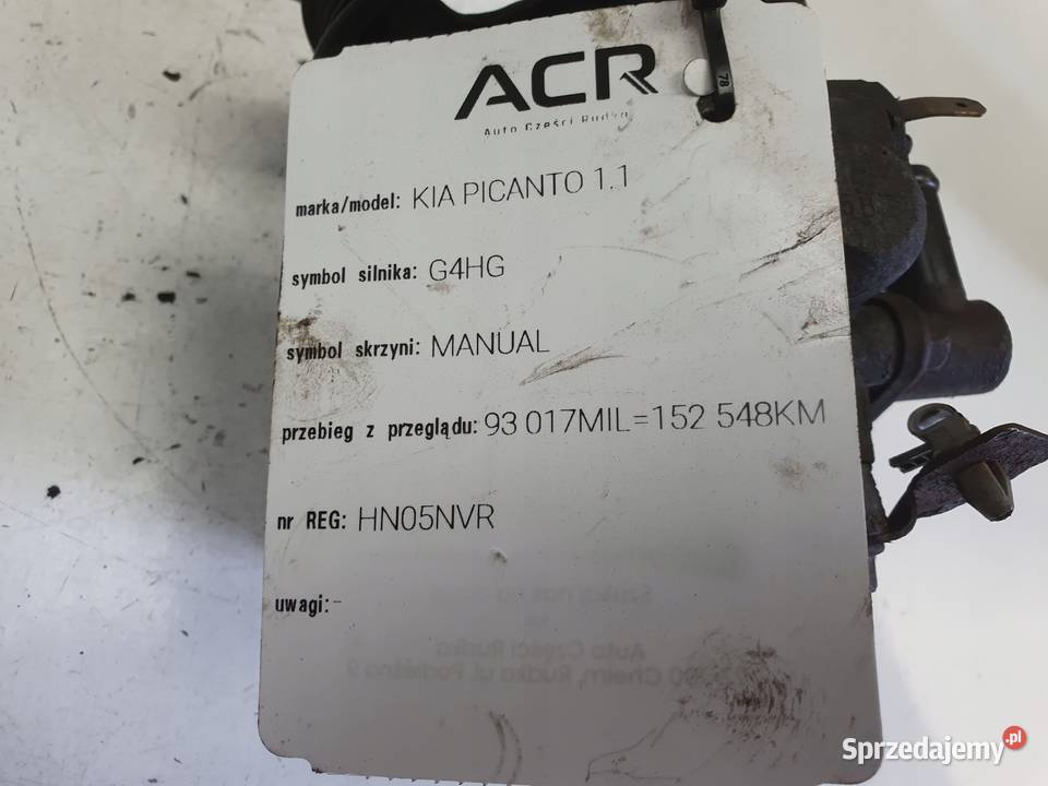 Kia Picanto I 11 12V POMPA WSPOMAGANIA osobowe lubelskie Chełm sprzedam