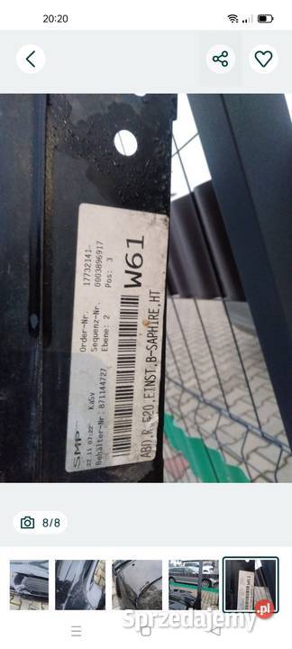 Zderzaki Progi BMW 1