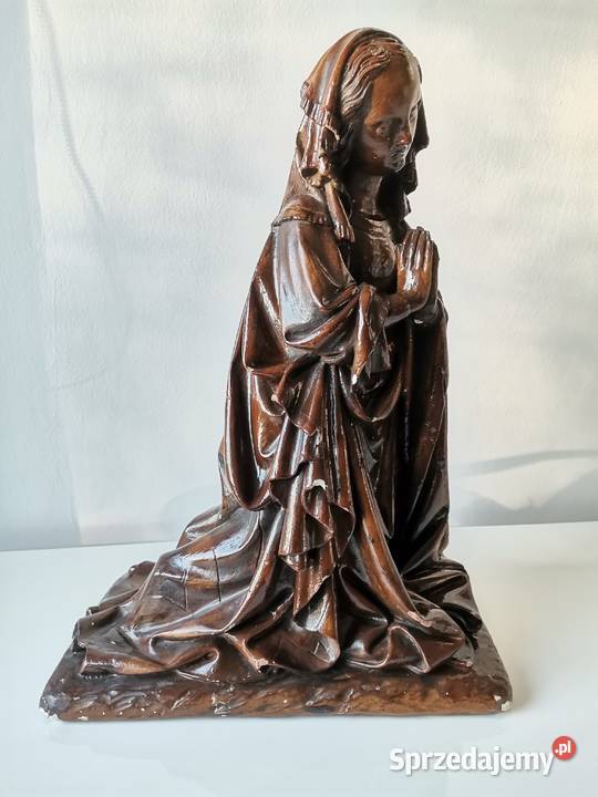 Stara duża przedwojenna figura figurka gipsowa Katowice