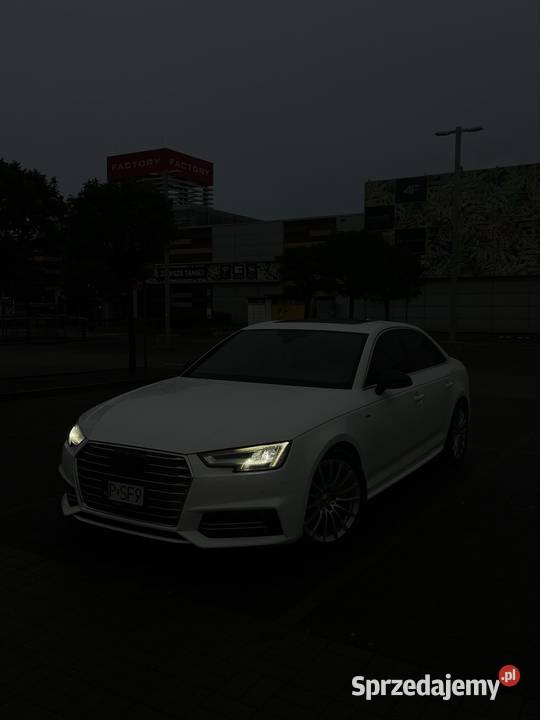 Audi A4 B9 Quattro automat biały LY9C 100 Oborniki