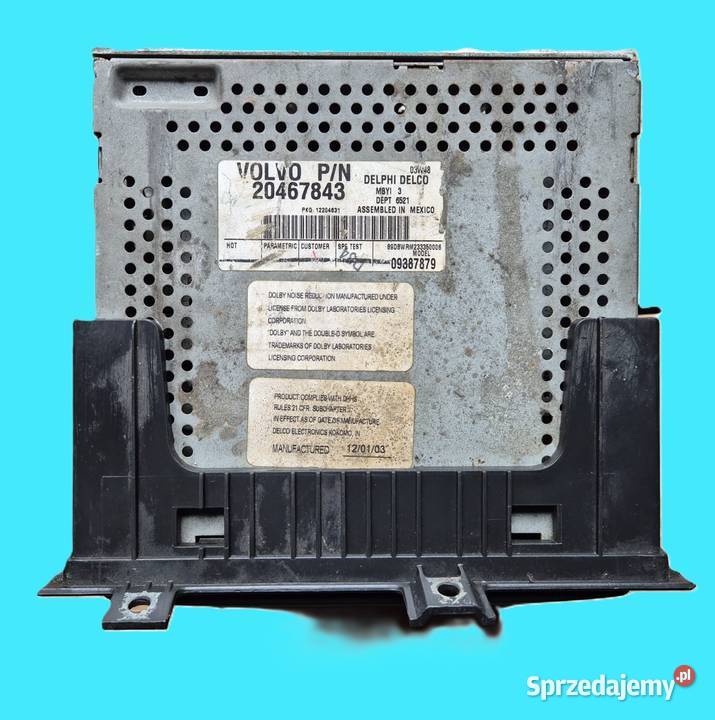 Radio Delphi Delco 20467843 09387879 Volvo PN ciężarowe Zawichost sprzedam