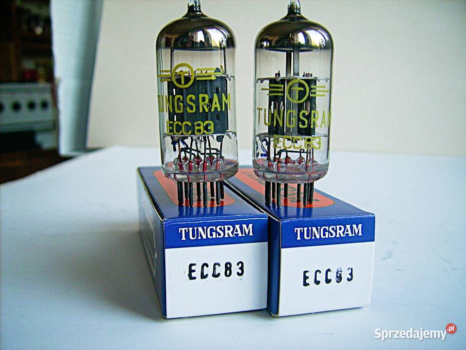 ParaECC83 TUNGSRAM NOS 12AX7 E83CC 1975 Mocne Porąbka