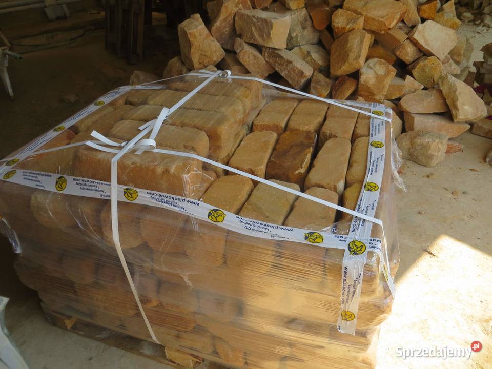 Kamień cegłą naturalny na ogrodzenie grilla sprzedam