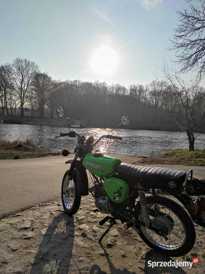 Simson S51 enduro 1989r w najbogatszej wersji nieuszkodzony Motocykle, skutery, quady Opole