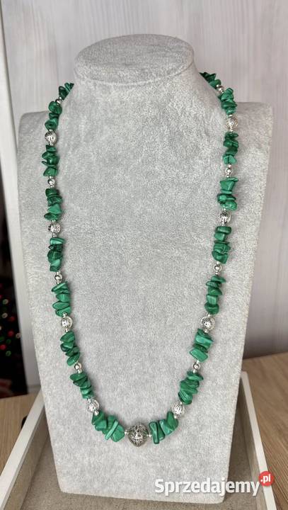 Naszyjnik z malachitu Naszyjniki Legnica