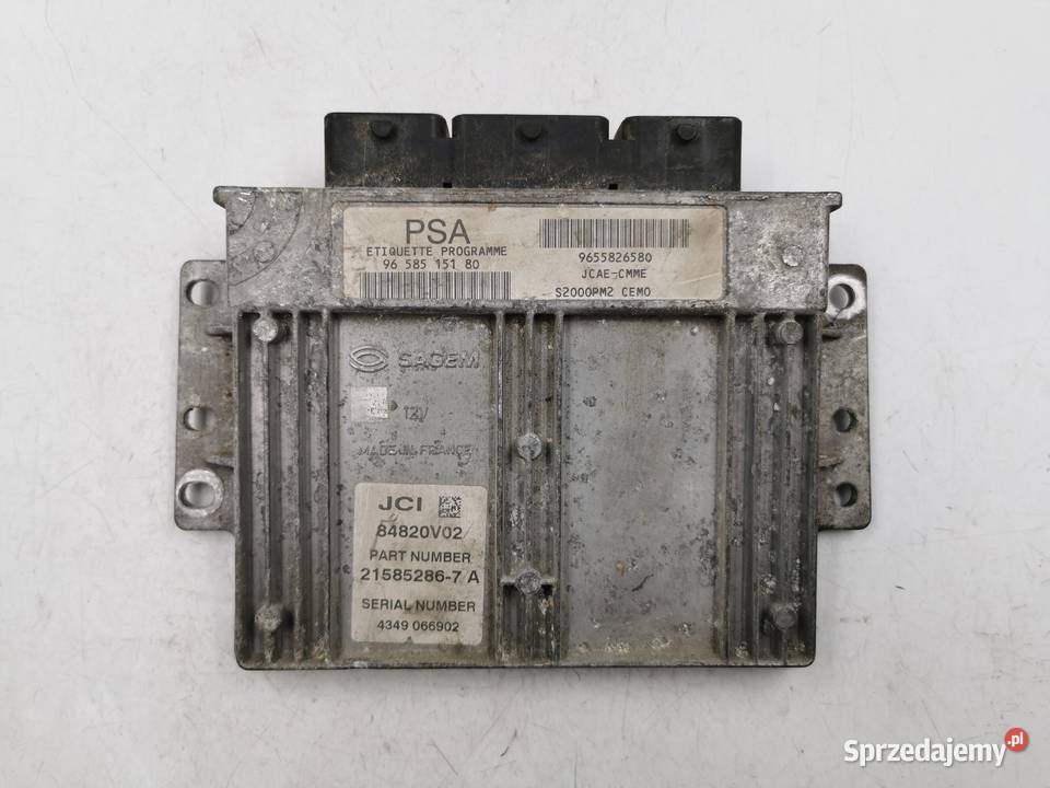 Sterownik Silnika Citroen Xsara Picasso 18 6FZ