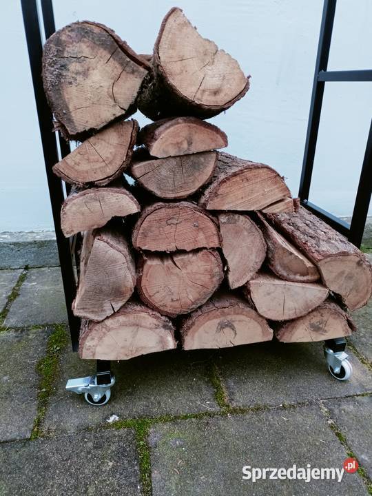 Duży stalowy kosz na Drewno Kominkowe LOFT Bydgoszcz